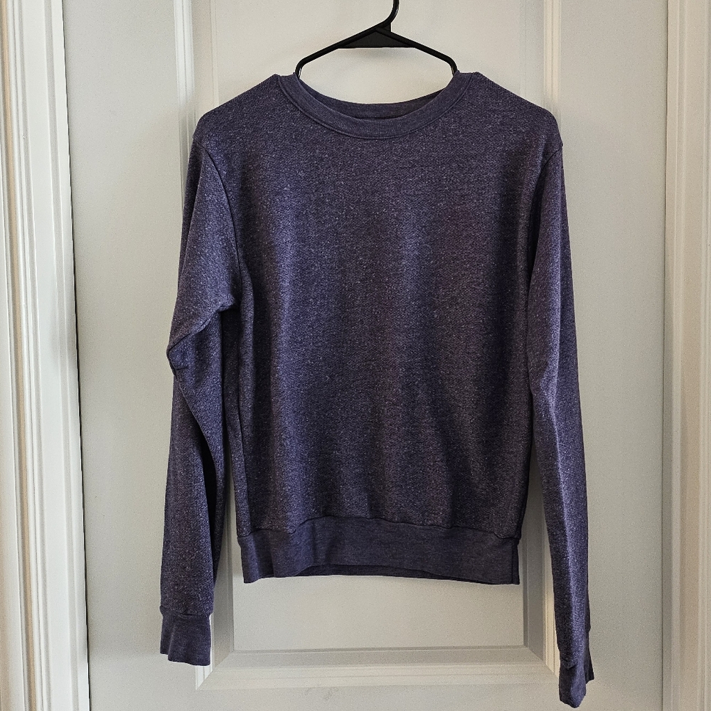 American Apparel Purple Crewneck Sweatshirt XS